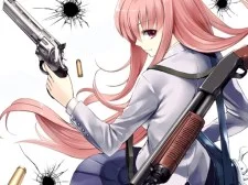 Anime Girl With Gun Puzzle